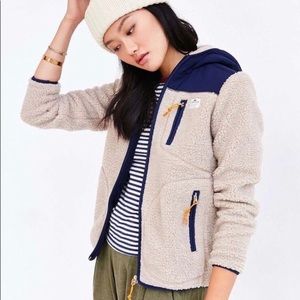 Penfield Carson hooded fleece jacket NWT med